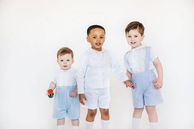 White Pique Eton Suit