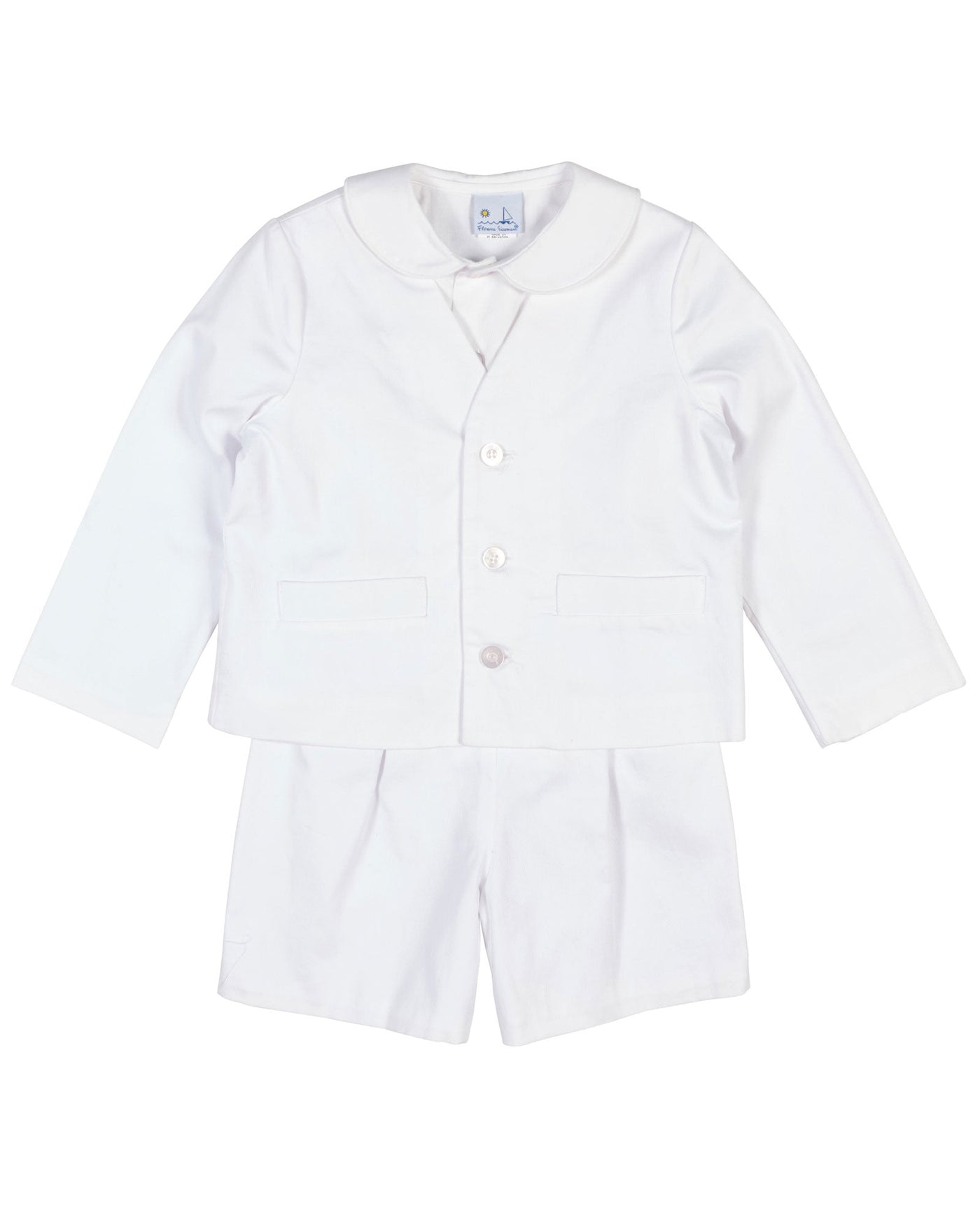 White Pique Eton Suit