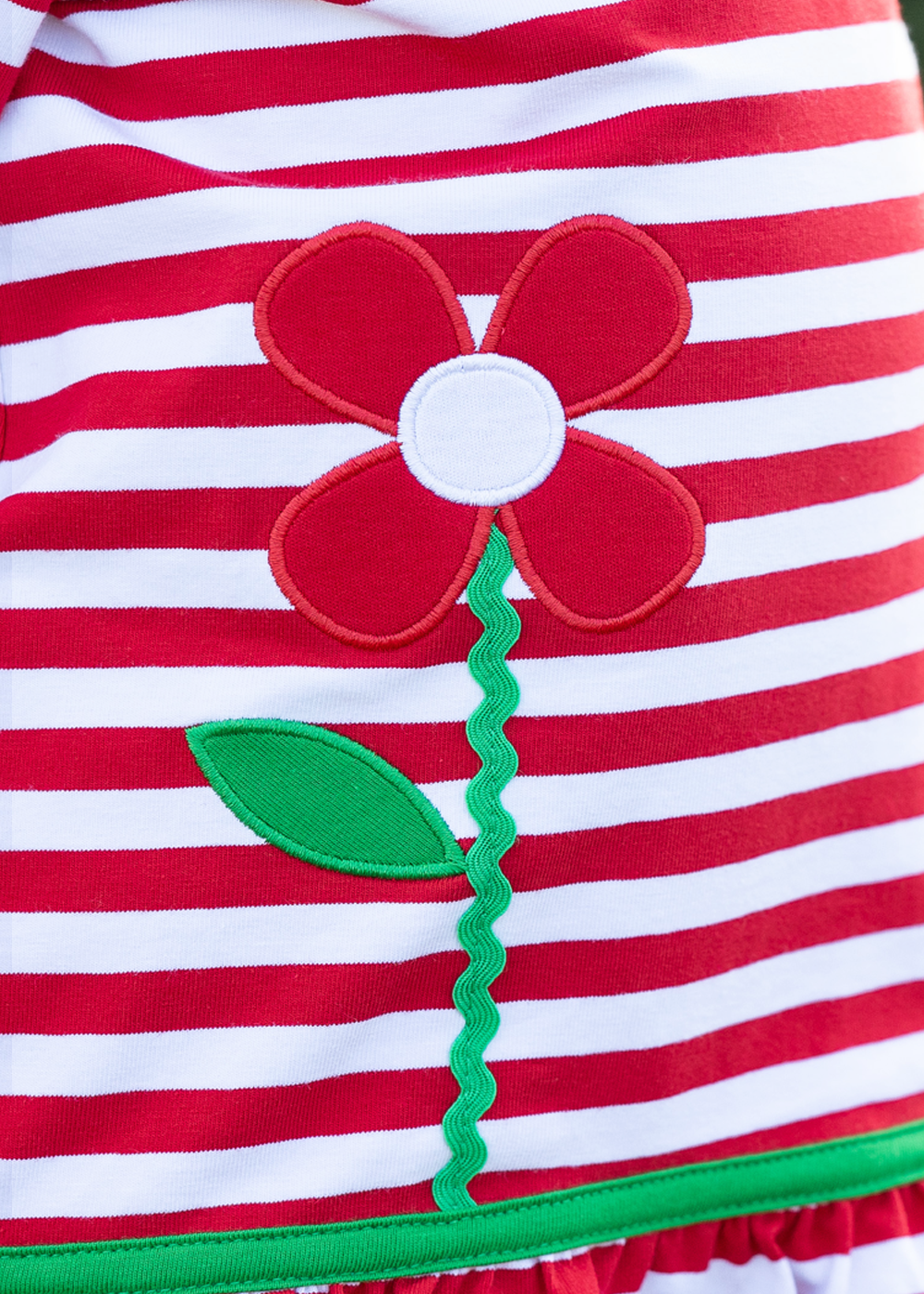 Tunic Set With Ric Rac Flower