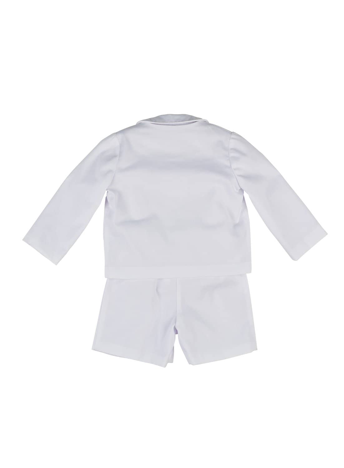 White Pique Eton Suit