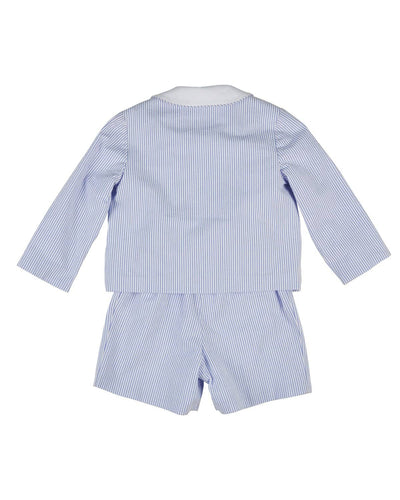 Stripe Seersucker Eton Suit