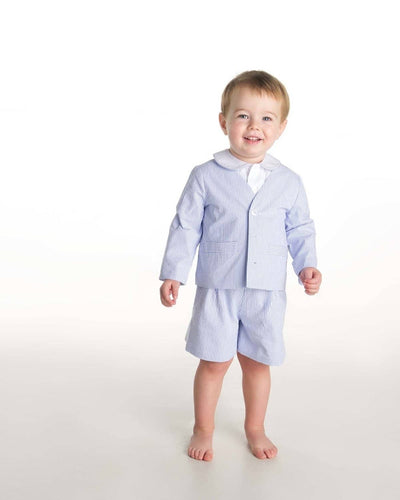 Stripe Seersucker Eton Suit